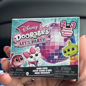 Disney Doorables Let's Party with Pink and Green Characters